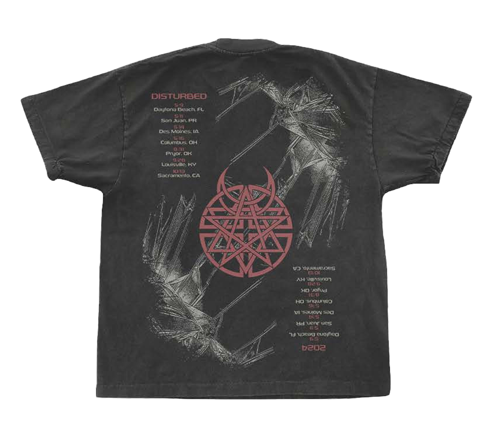 Disturbed Tour Logo T-Shirt