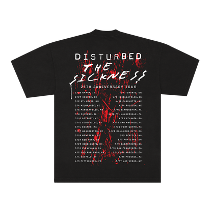 Disturbed The Sickness Faces Tour T-Shirt