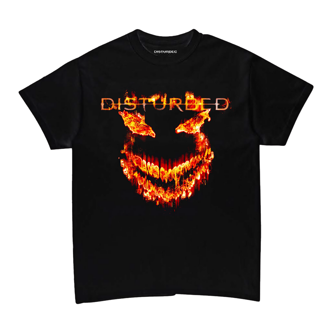 Disturbed Face Flame T-Shirt