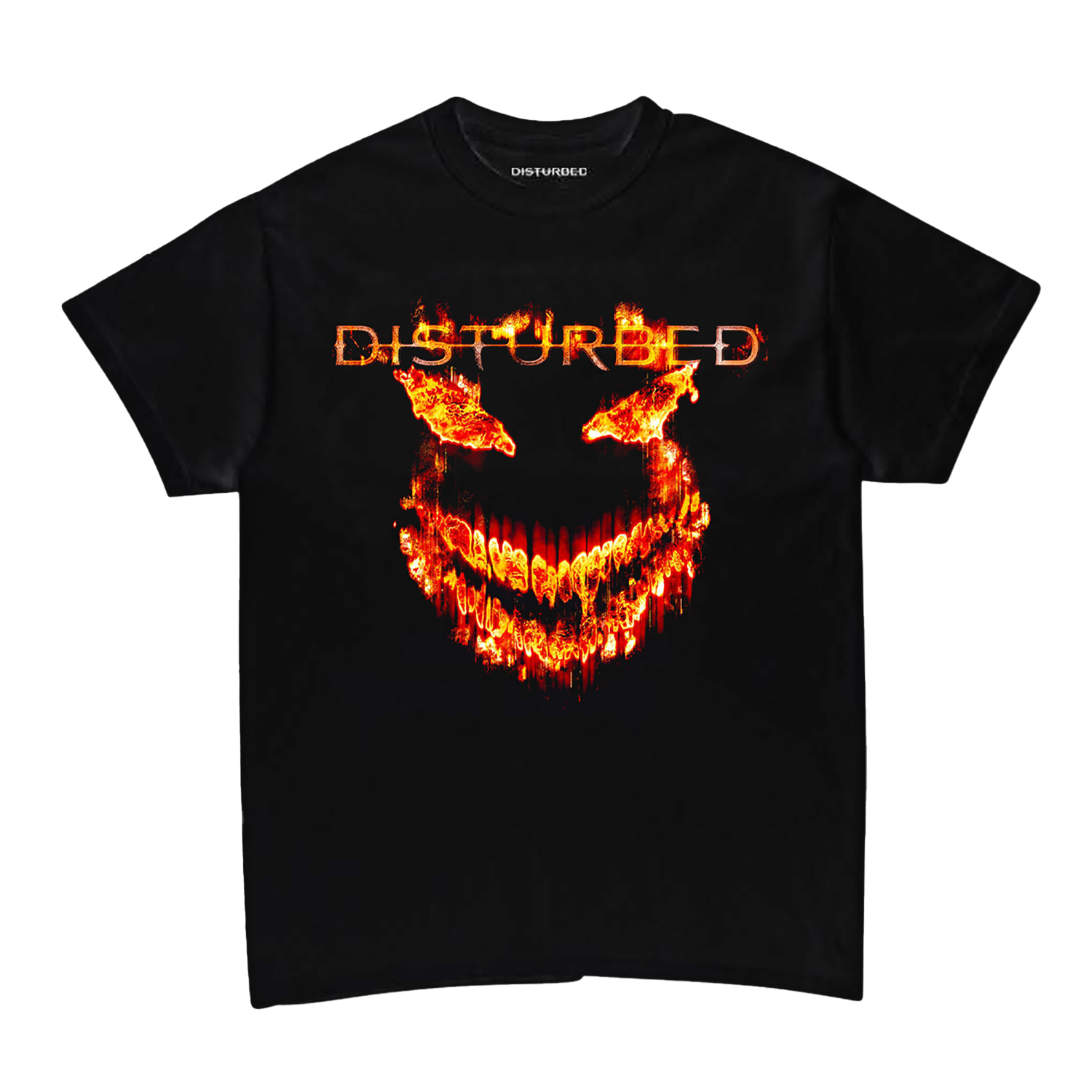 Disturbed Face Flame T-Shirt