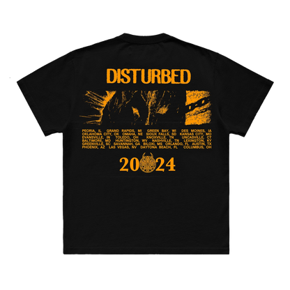 Disturbed Chains 2024 Tour Cities T-Shirt